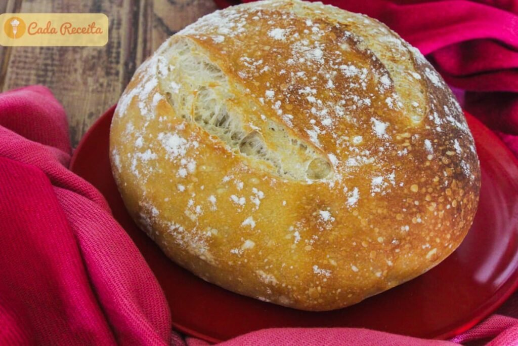 Pão de fermentação natural sem sova Cada Receita