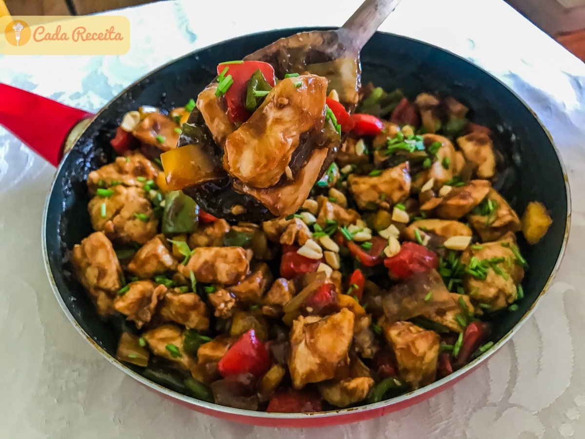 Receita: Frango Xadrez –