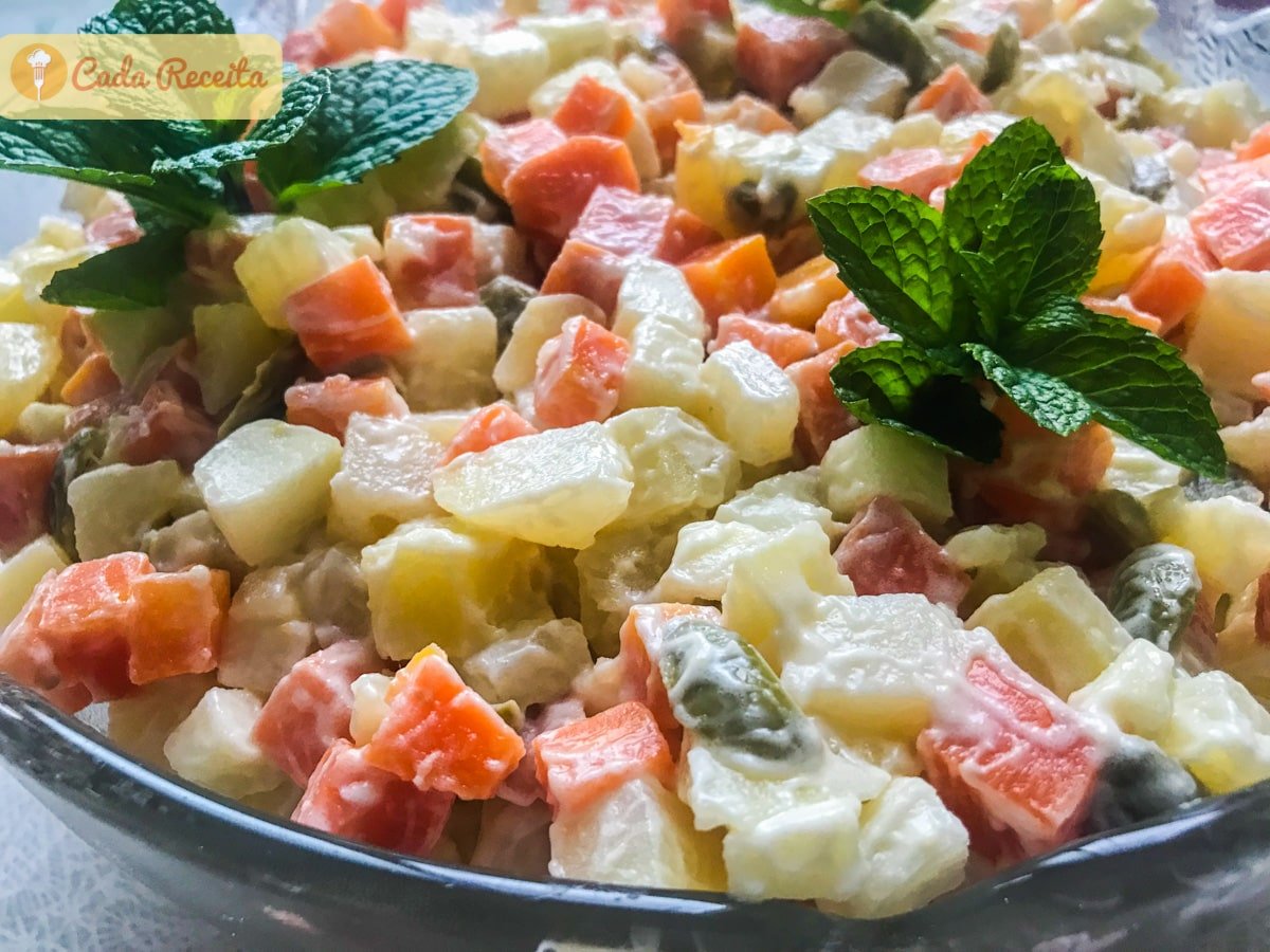 Salada De Maionese Simples Tradicional Cada Receita